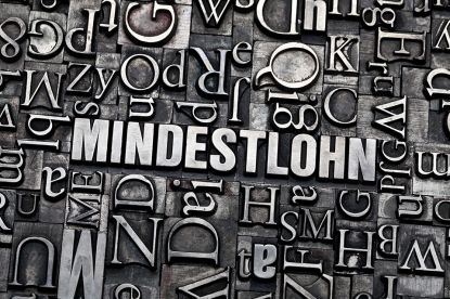 © Goss Vitalij - stock.adobe.com Foto: Druckzeichen Mindestlohn
